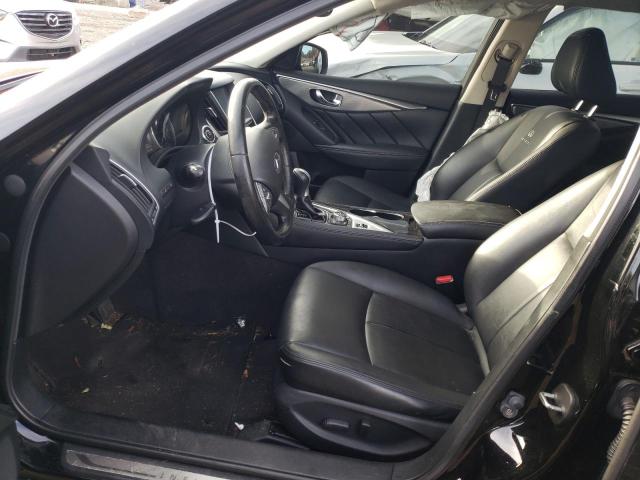 JN1BV7AR7EM691031 - 2014 INFINITI Q50 BASE შავი ფოტო 7