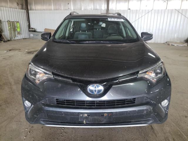 JTMDJREV0JD236259 - 2018 TOYOTA RAV4 HV LIMITED GRAY photo 5