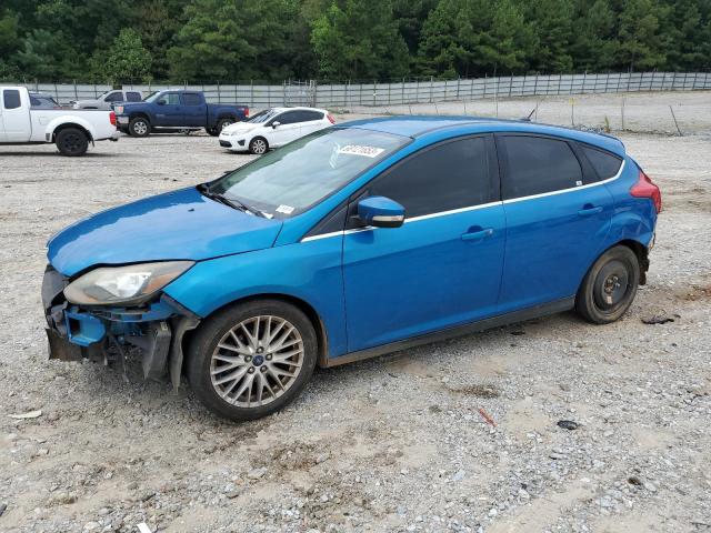 1FADP3N27EL119667 - 2014 FORD FOCUS TITANIUM BLUE photo 1