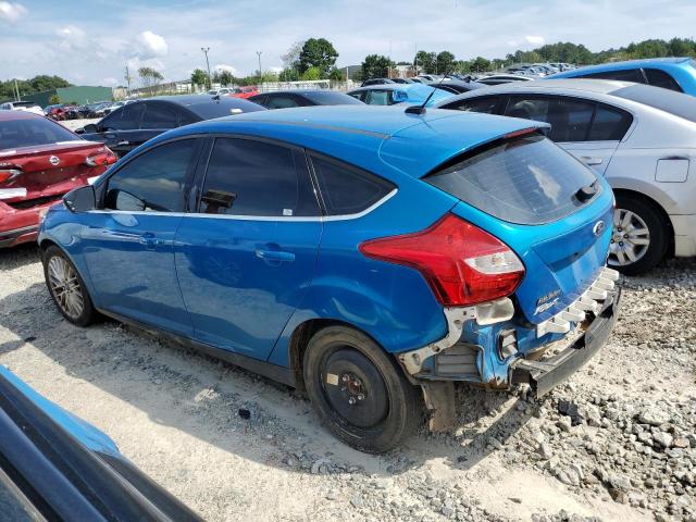 1FADP3N27EL119667 - 2014 FORD FOCUS TITANIUM BLUE photo 2