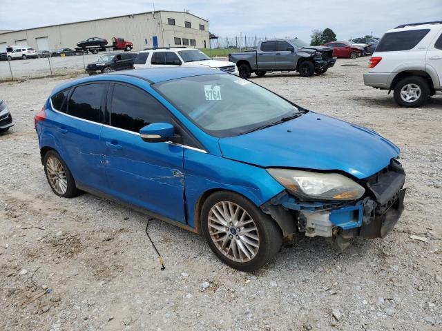 1FADP3N27EL119667 - 2014 FORD FOCUS TITANIUM BLUE photo 4