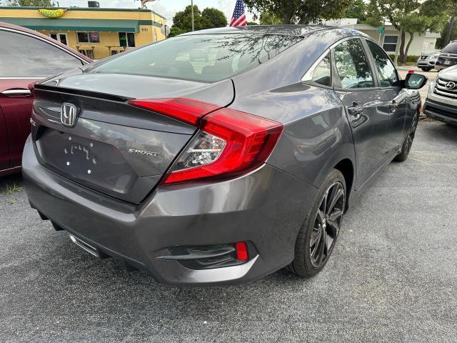 2HGFC2F88MH503630 - 2021 HONDA CIVIC SPORT GRAY photo 4