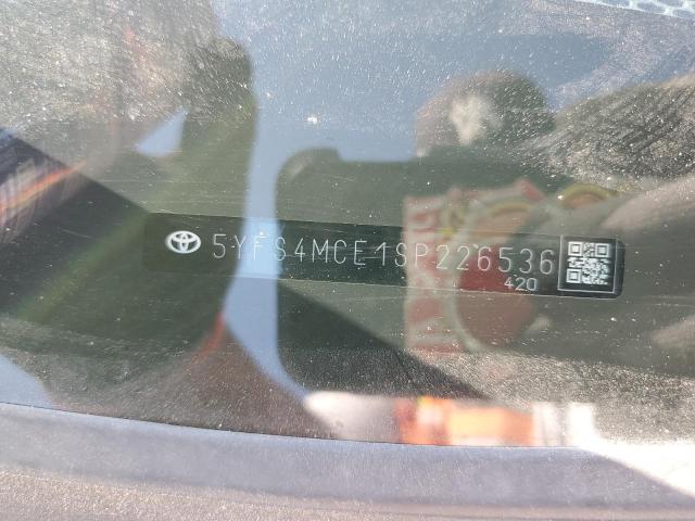 5YFS4MCE1SP226536 - 2025 TOYOTA COROLLA SE 银色 照片 12