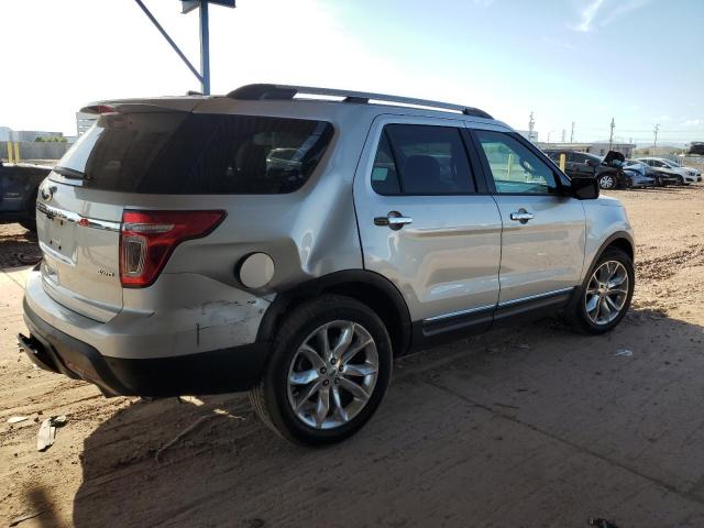 1FM5K8D82EGA27998 - 2014 FORD EXPLORER XLT ვერცხლისფერი ფოტო 3