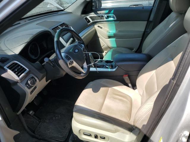 1FM5K8D82EGA27998 - 2014 FORD EXPLORER XLT ვერცხლისფერი ფოტო 7