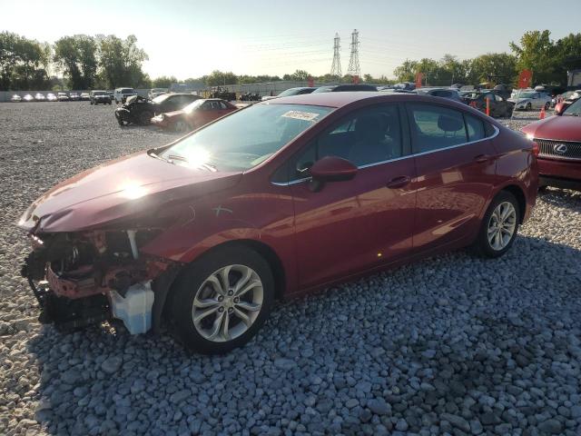 1G1BE5SM3K7134706 - 2019 CHEVROLET CRUZE LT RED photo 1