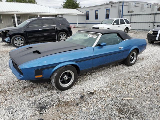 2F03H216036 - 1972 FORD MUSTANG 2D BLUE photo 1