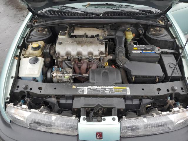 1G8ZH5286VZ171834 - 1997 SATURN SL1 TURQUOISE photo 11