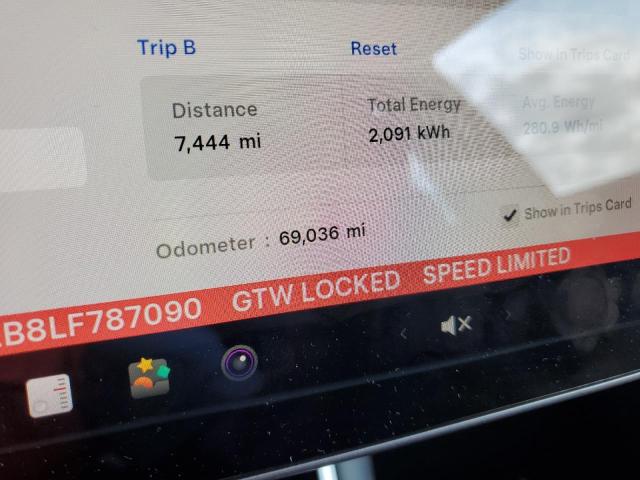 5YJ3E1EB8LF787090 - 2020 TESLA MODEL 3 白色 照片 9