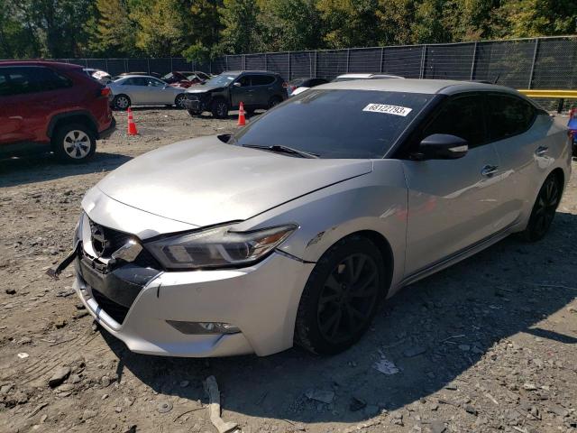 1N4AA6APXHC387401 - 2017 NISSAN MAXIMA 3.5S SILVER photo 1