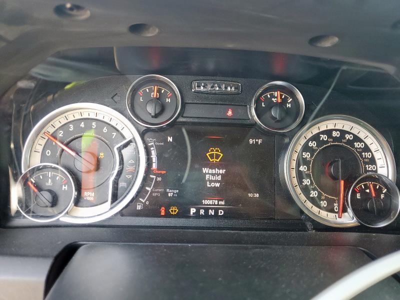 1C6RR7LTXHS797098 - 2017 RAM 1500 SLT BLACK photo 9