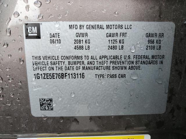 1G1ZE5E76BF113116 - 2011 CHEVROLET MALIBU LTZ ყავისფერი ფოტო 13