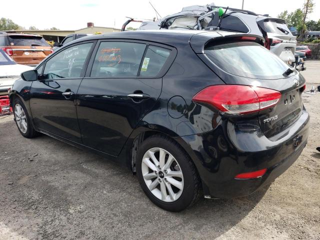 KNAFK5A87H5670243 - 2017 KIA FORTE LX BLACK photo 2