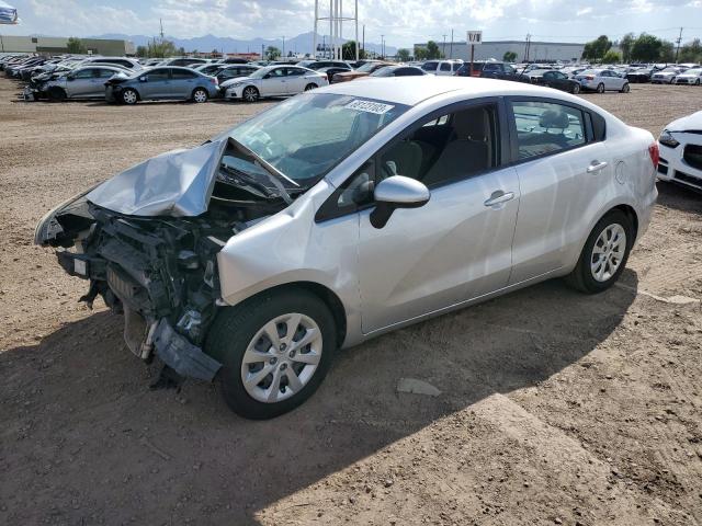 KNADM4A30G6553225 - 2016 KIA RIO LX SILVER photo 1