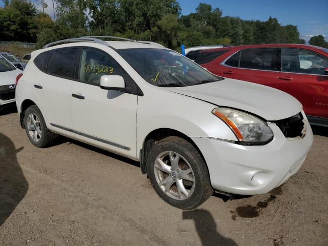 JN8AS5MV5BW298535 - 2011 NISSAN ROGUE S WHITE photo 4