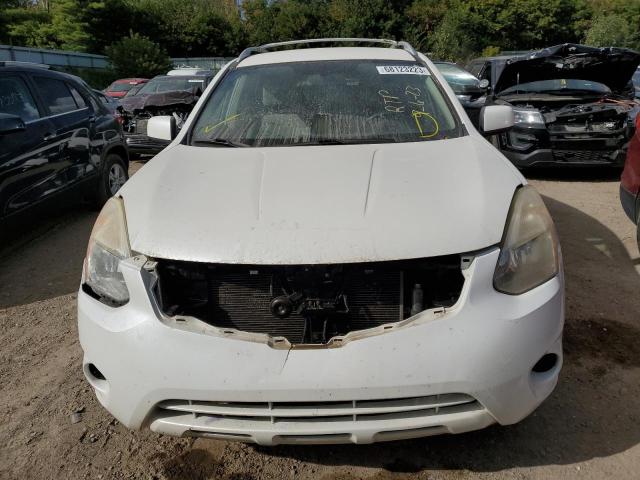 JN8AS5MV5BW298535 - 2011 NISSAN ROGUE S WHITE photo 5