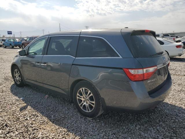 5FNRL5H62CB027372 - 2012 HONDA ODYSSEY EXL GRAY photo 2