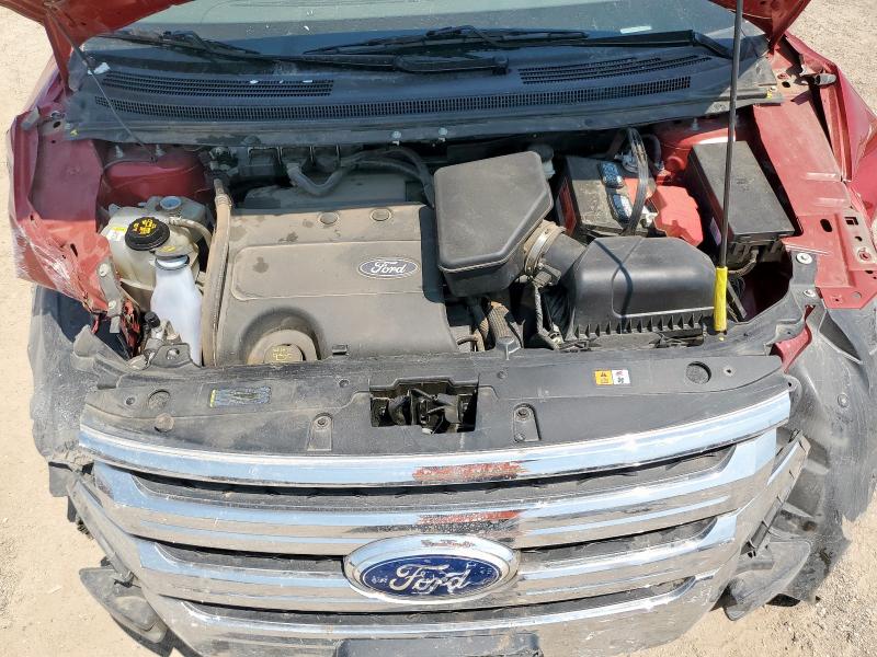 2FMDK3JC3BBA38812 - 2011 FORD EDGE SEL RED photo 12