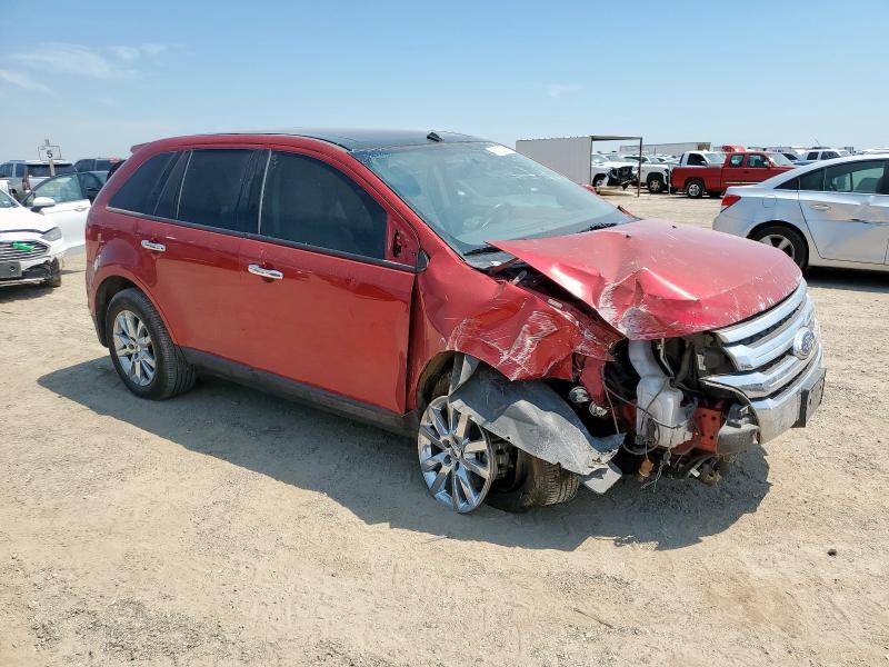 2FMDK3JC3BBA38812 - 2011 FORD EDGE SEL RED photo 4