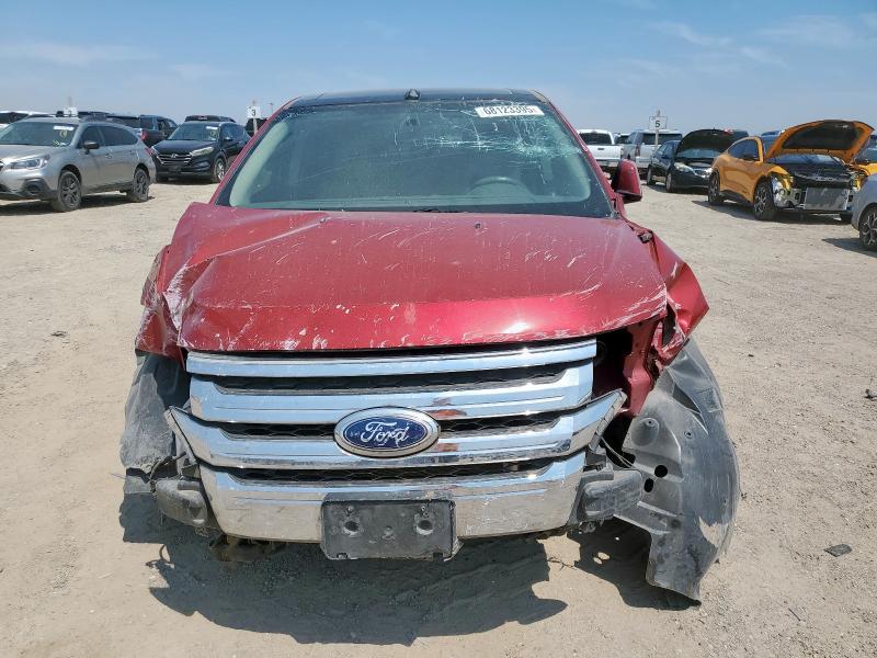 2FMDK3JC3BBA38812 - 2011 FORD EDGE SEL RED photo 5