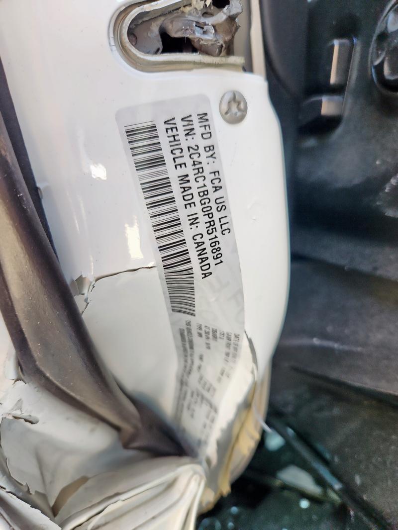 2C4RC1BG0PR516891 - 2023 CHRYSLER PACIFICA TOURING L Ақ фото 13