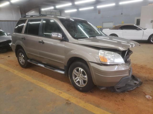 2HKYF18744H579107 - 2004 HONDA PILOT EXL TAN photo 4