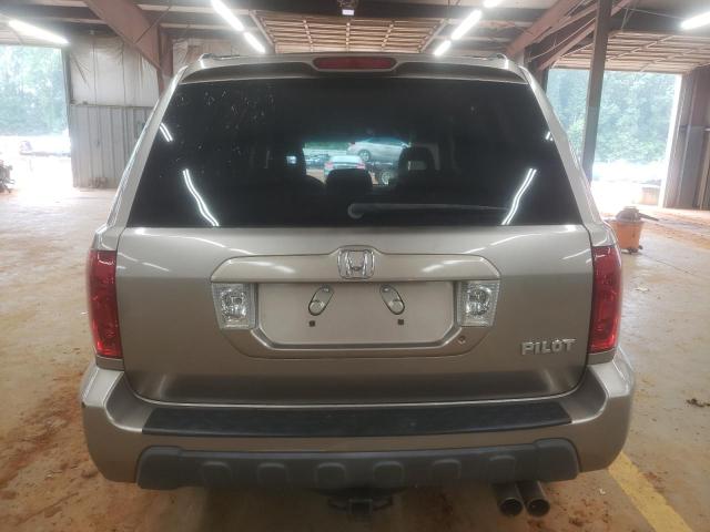 2HKYF18744H579107 - 2004 HONDA PILOT EXL TAN photo 6