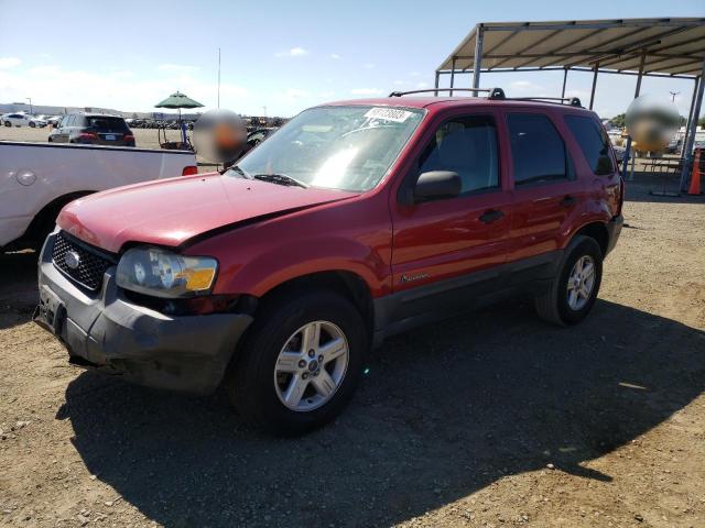 1FMCU95H56KB01662 - 2006 FORD ESCAPE HEV RED photo 1