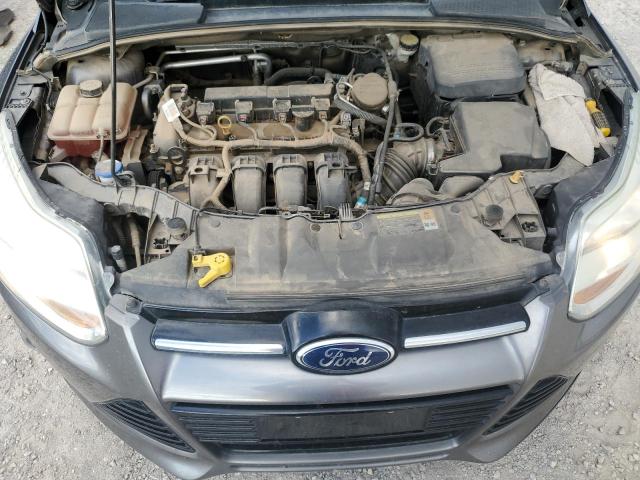 1FAHP3H29CL405627 - 2012 FORD FOCUS SEL GRAY photo 11