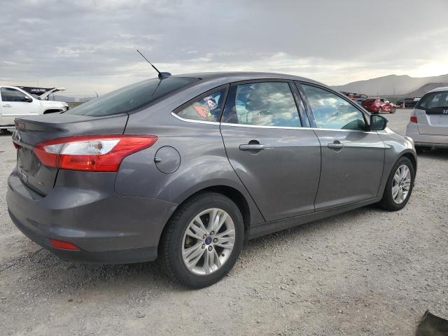 1FAHP3H29CL405627 - 2012 FORD FOCUS SEL GRAY photo 3