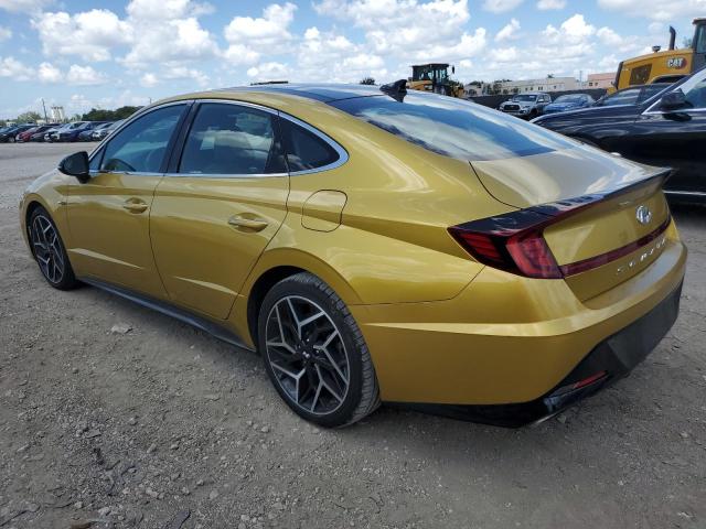 5NPEK4JC3MH132095 - 2021 HYUNDAI SONATA N LINE GOLD photo 2