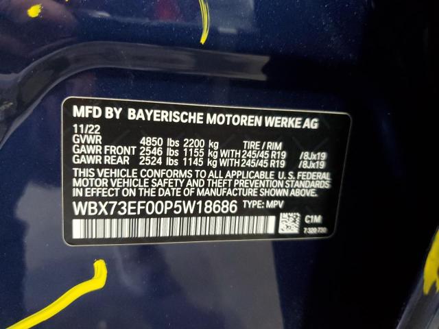 WBX73EF00P5W18686 - 2023 BMW X1 XDRIVE28I BLUE photo 14