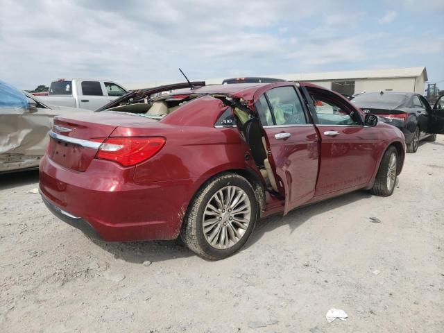 1C3CCBCG8DN504432 - 2013 CHRYSLER 200 LIMITED RED photo 3