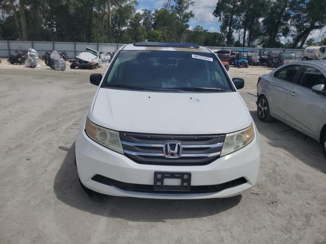 5FNRL5H60BB006003 - 2011 HONDA ODYSSEY EXL WHITE photo 5