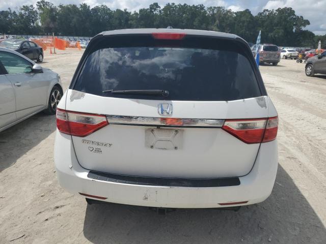 5FNRL5H60BB006003 - 2011 HONDA ODYSSEY EXL WHITE photo 6