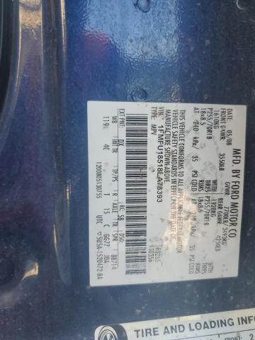 1FMFU18518LA78393 - 2008 FORD EXPEDITION EDDIE BAUER Синий фото 13