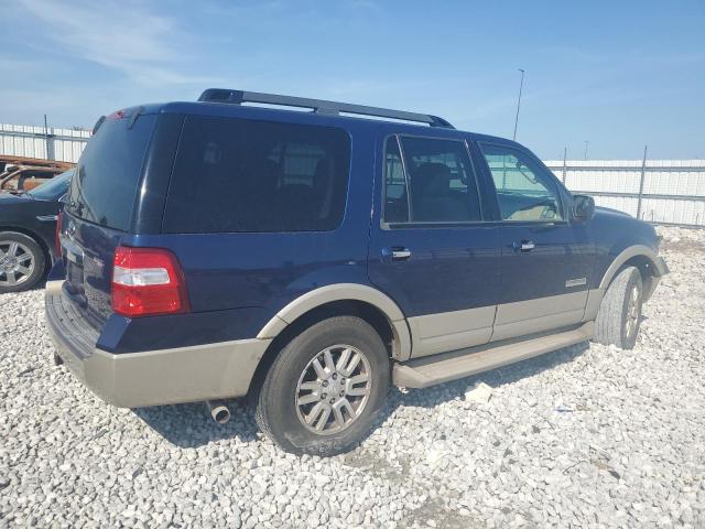 1FMFU18518LA78393 - 2008 FORD EXPEDITION EDDIE BAUER Синий фото 3