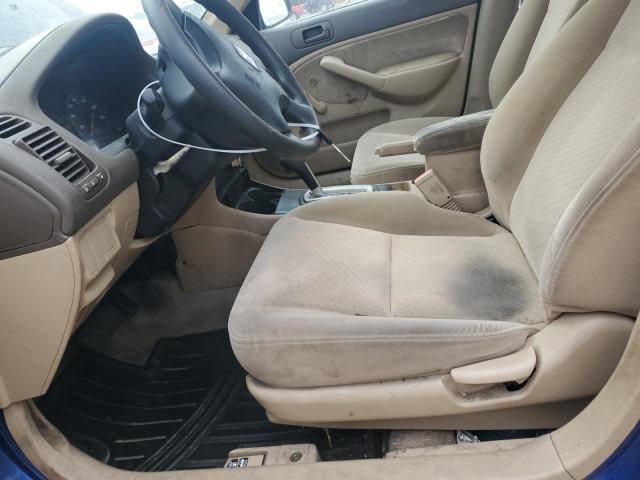 2HGES16355H569485 - 2005 HONDA CIVIC DX VP Mavi foto 7
