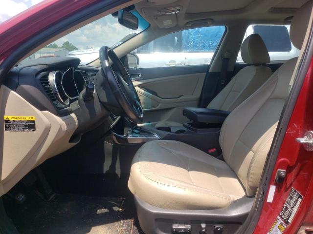 5XXGN4A79DG223807 - 2013 KIA OPTIMA EX RED photo 7
