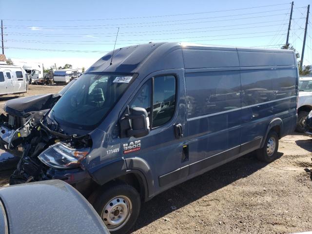 3C6URVJG2KE548339 - 2019 RAM PROMASTER 3500 HIGH BLUE photo 1