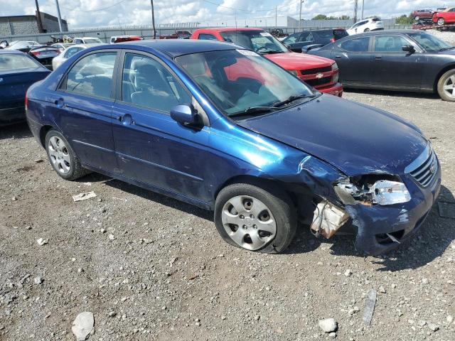 KNAFE222695636649 - 2009 KIA SPECTRA EX BLUE photo 4