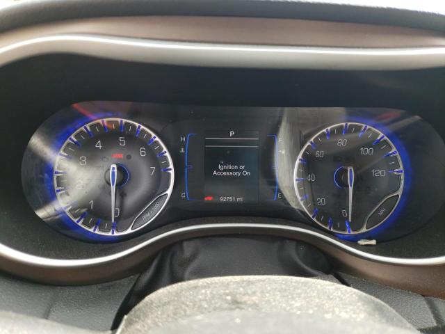 2C4RC1BG7HR704731 - 2017 CHRYSLER PACIFICA TOURING L SILVER photo 9