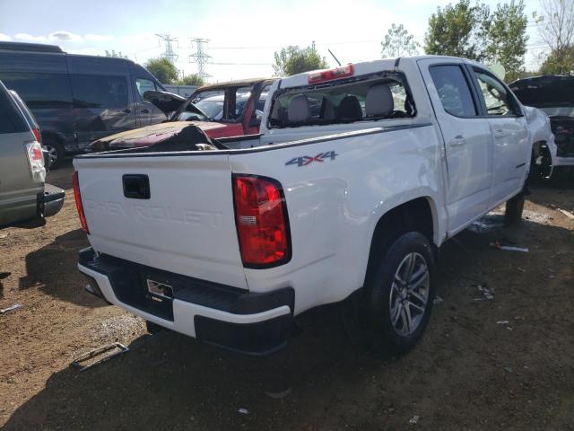 1GCGTBEN4M1249648 - 2021 CHEVROLET COLORADO WHITE photo 3