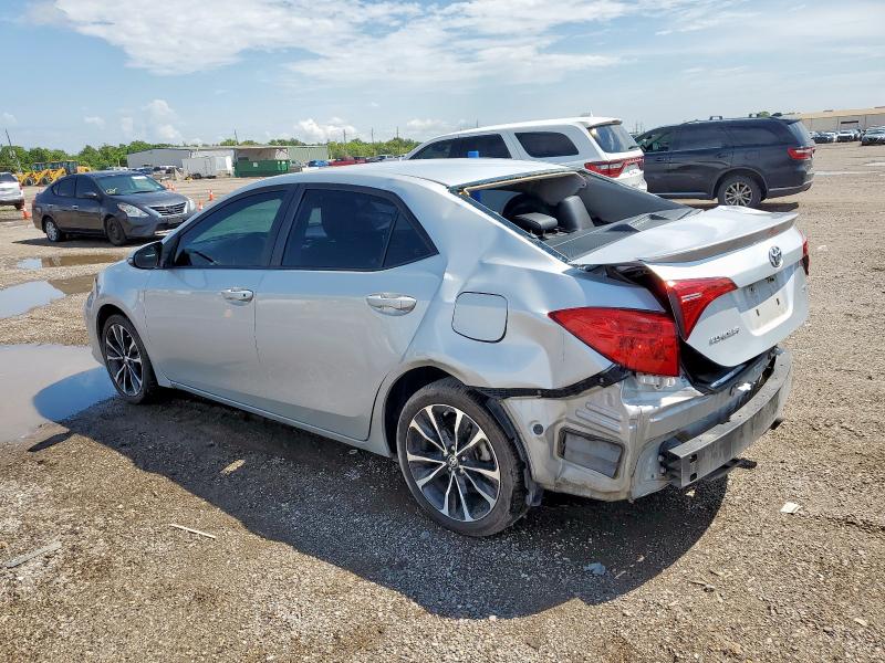 5YFBURHE7KP925949 - 2019 TOYOTA COROLLA L SILVER photo 2