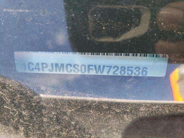 1C4PJMCS0FW728536 - 2015 JEEP CHEROKEE LATITUDE WHITE photo 12