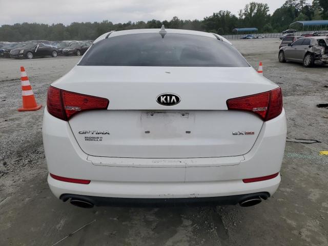 5XXGN4A70DG186355 - 2013 KIA OPTIMA EX WHITE photo 6
