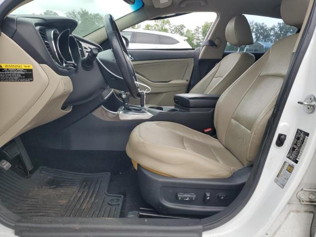 5XXGN4A70DG186355 - 2013 KIA OPTIMA EX WHITE photo 7