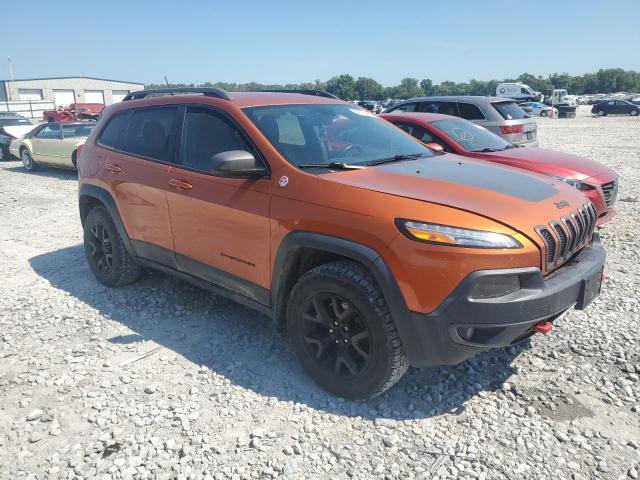 1C4PJMBB5FW527085 - 2015 JEEP CHEROKEE TRAILHAWK ORANGE photo 4