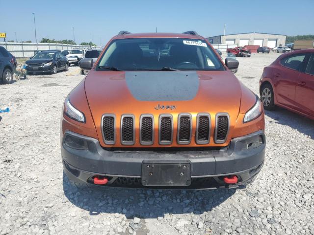 1C4PJMBB5FW527085 - 2015 JEEP CHEROKEE TRAILHAWK ORANGE photo 5