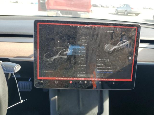 5YJ3E1EA3LF705032 - 2020 TESLA MODEL 3 Գրաֆիտ լուսանկար 9